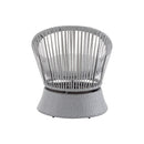 Modern Swivel Wicker Lounge Chair With Round Design