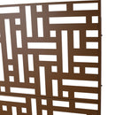 Decorative Freestanding Metal Privacy Screen For Indoor & Outdoor Use