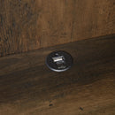 Multifunctional Bookcase With Three Open Shelves, 2 Drawers, Dual USB Charging Outlet