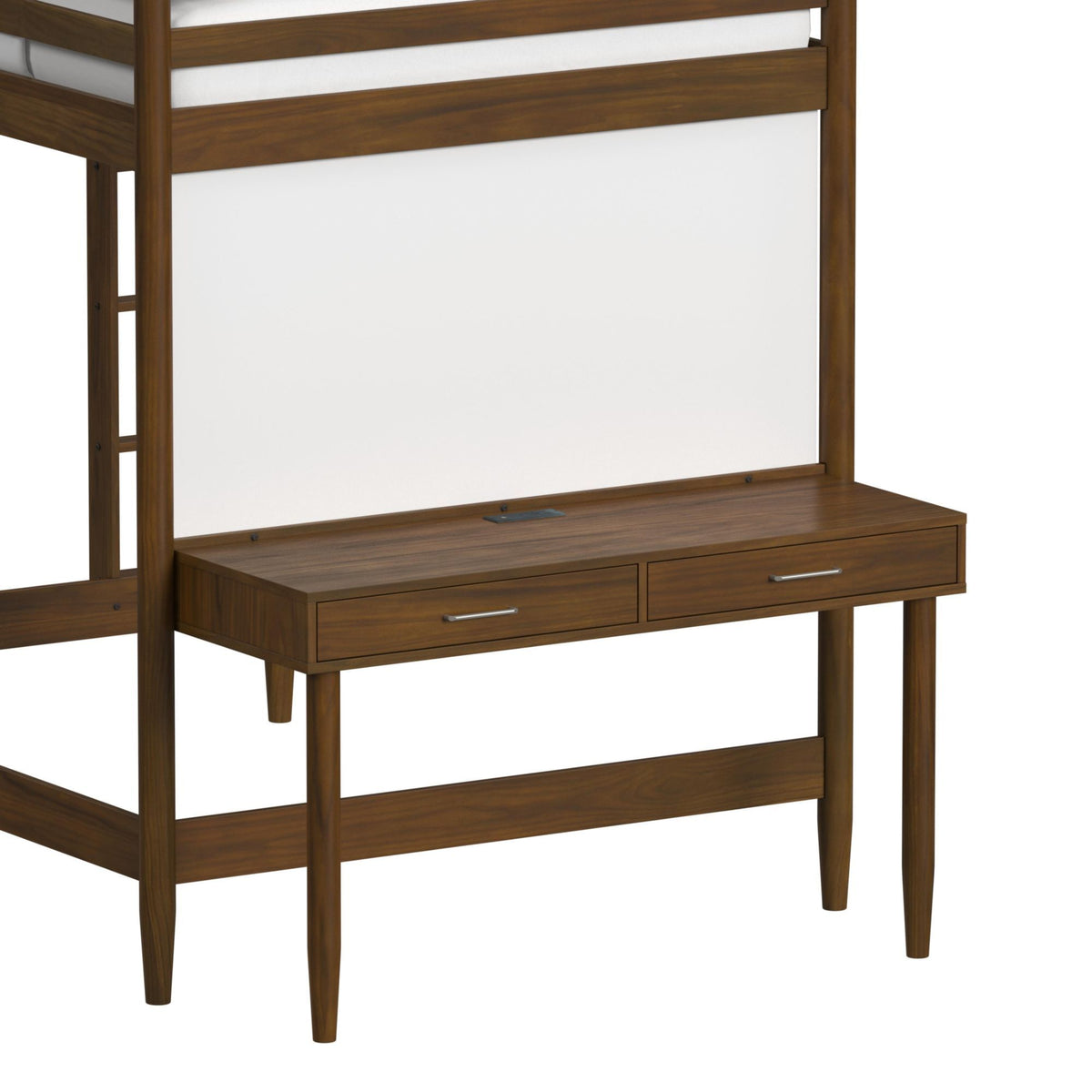 Malibu Full Loft Bed in Walnut by Elements International, view 17