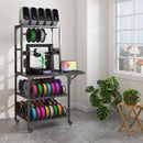 Heavy Duty 3D Printer Stand With Filament Storage Rack - Black