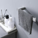 4 Pieces Bathroom Hardware Set Single Towel Bar, Towel Holder, Toilet Paper Holder