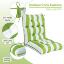 2 Piece High Back Patio Chair Cushion Set, Tufted Adirondack And Rocking Chair Cushions