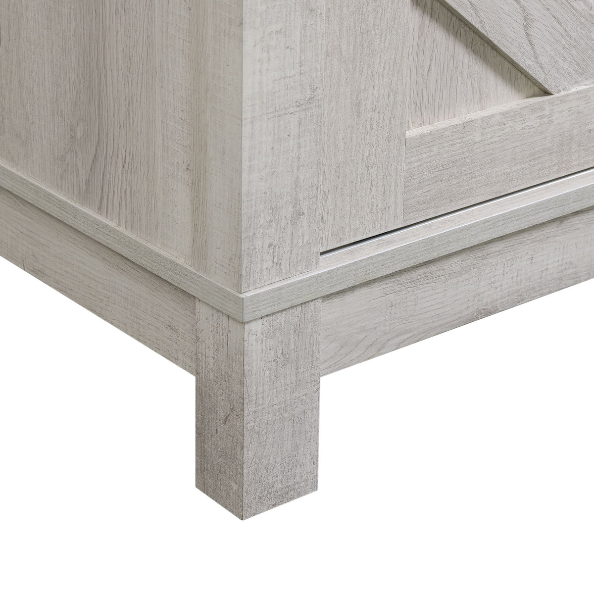 Eleanor TV Console in White by Elements International, view 25