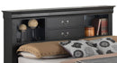 Louis Phillipe - Bookcase Storage Bed