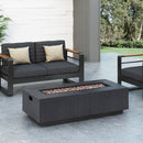 Modern Rectangle Fire Table 50,000 Btu