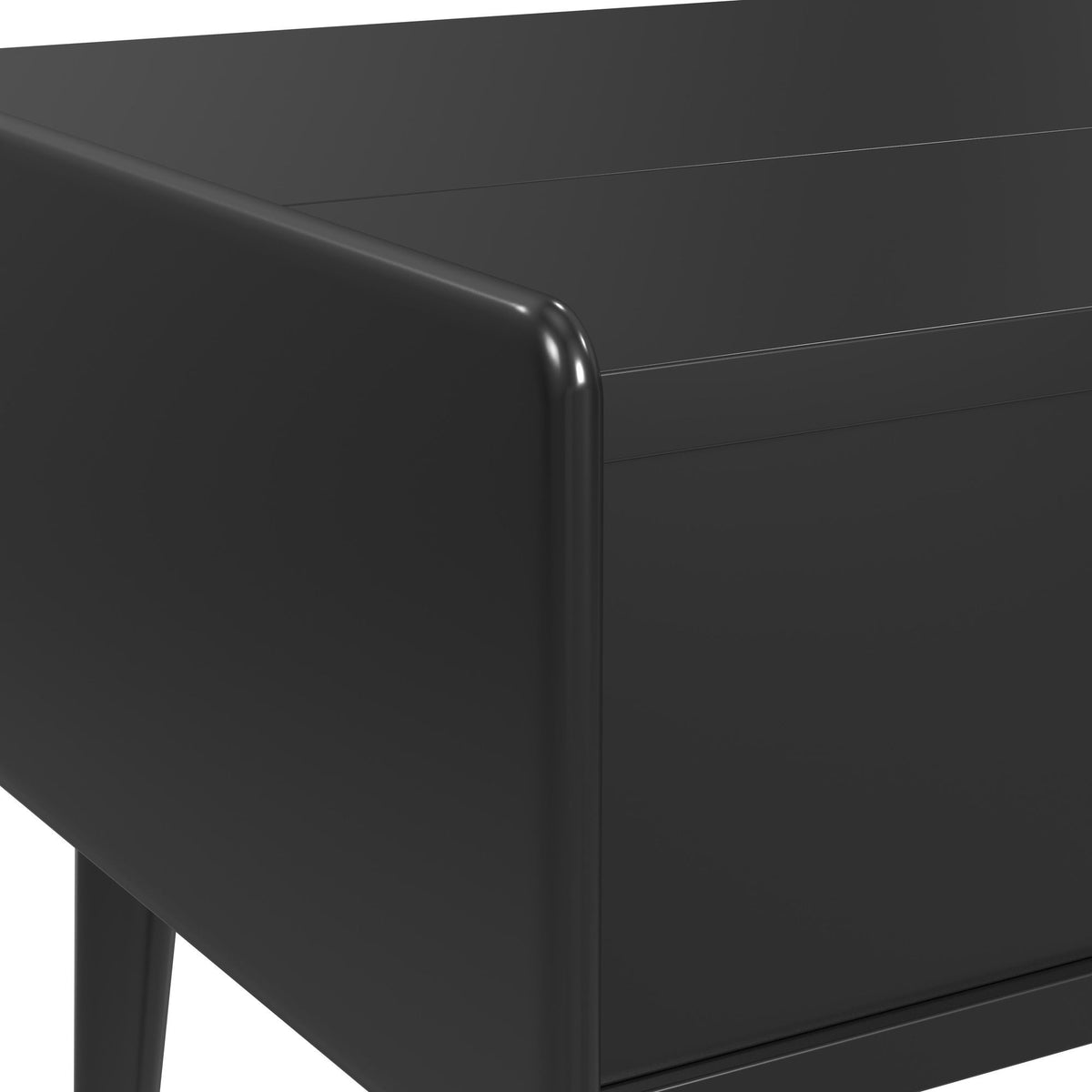 Lanette Coffee Table With White Marble And Lift-Top in Black by Elements International, view 12