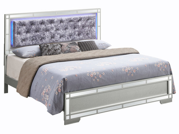 Madison - Upholstered Bed With LED
