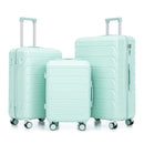3 Pieces Set 20" / 24" / 28" Spinner Wheel Luggage With Combination Lock