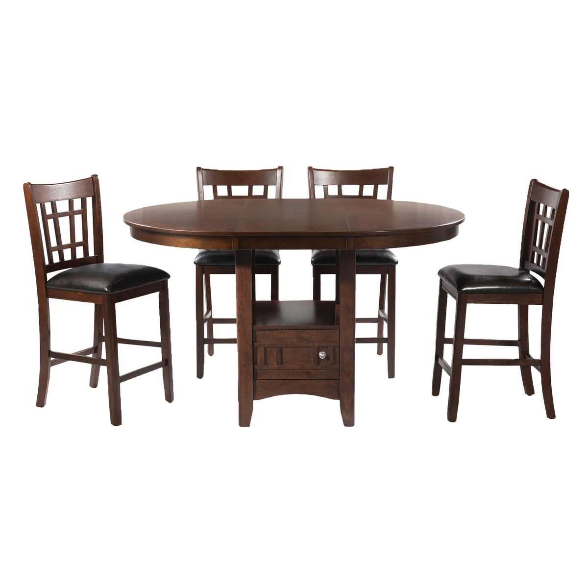 Max Pub 5 Piece Dining Set in Walnut by Elements International