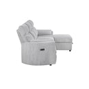 Sleeper Sofa With Storage Chaise - Grey