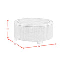 Ollie - Round Coffee Table - Tan