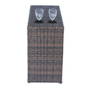 Comfortable Modern Patio Rattan Sectional Set With Cushions