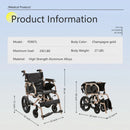 Lightweight Foldable Transport Wheelchair For Adults,Square Tube Design
