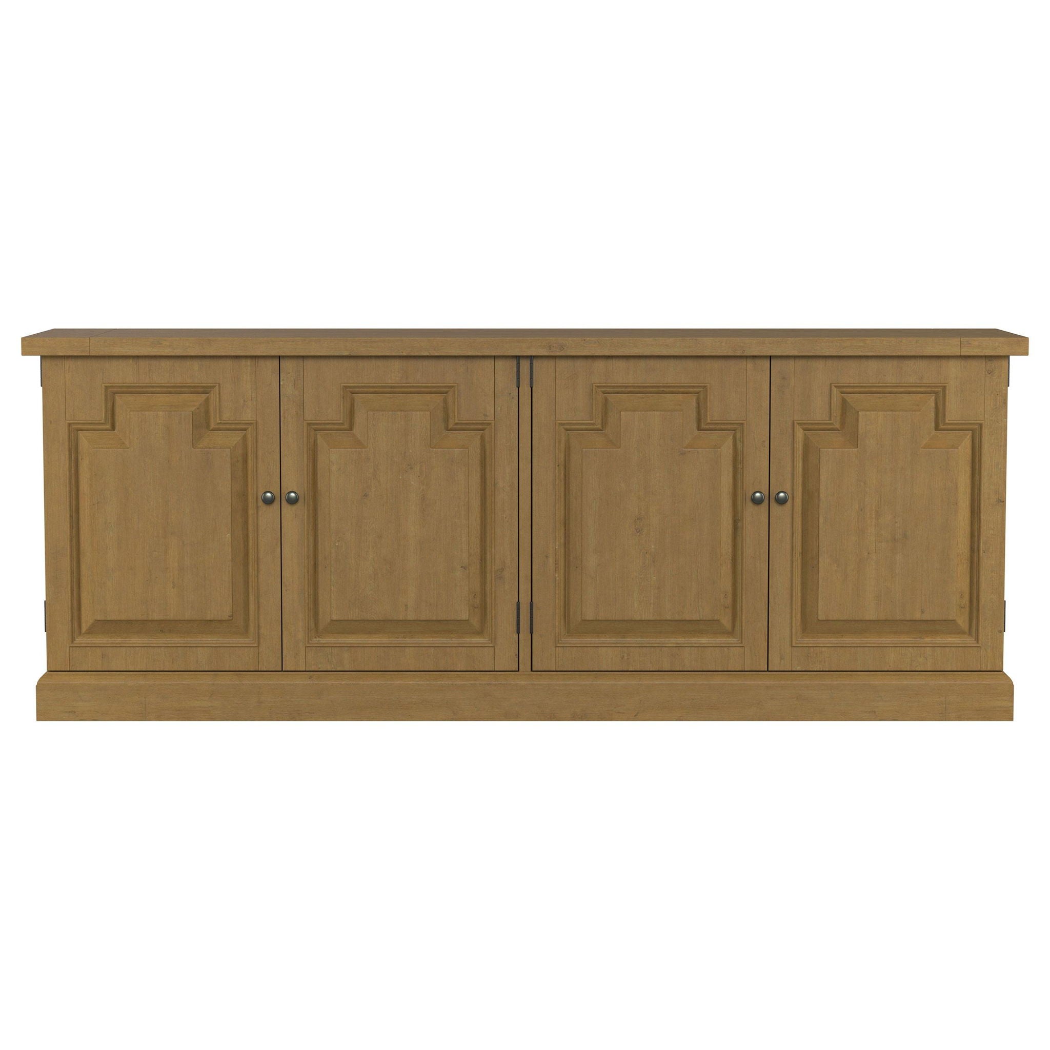 Florence 4-door Dining Sideboard Buffet Cabinet Rustic Honey