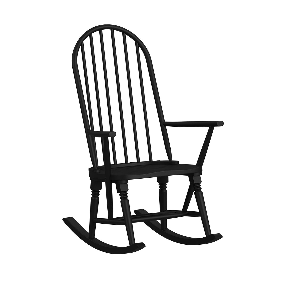 Heritage Rocking Chair in Black by Elements International