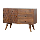 Solid Wood Carved Sideboard