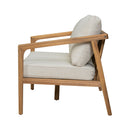 Westin - Outdoor Acacia Wood Loveseat - Teak / Beige