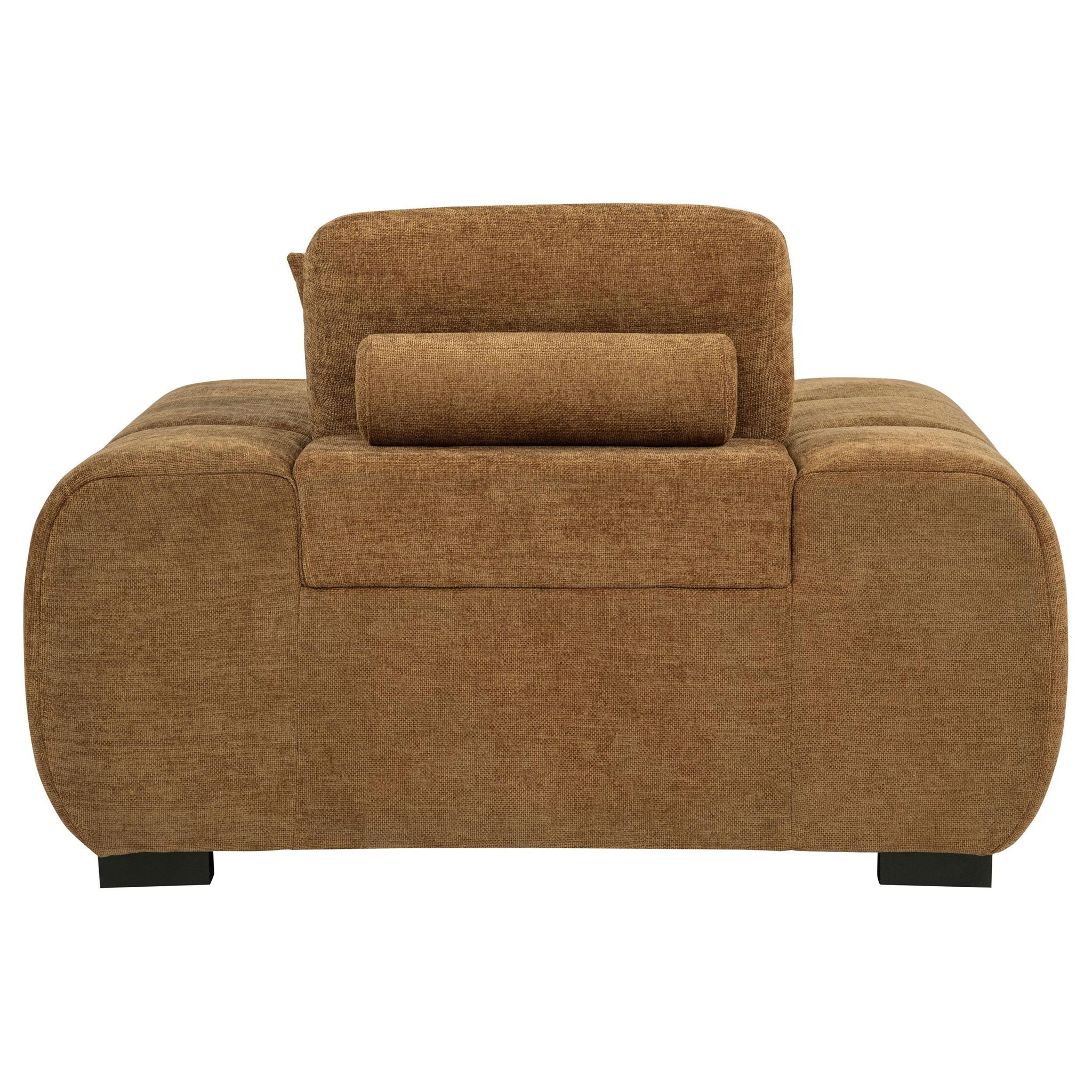 Octavia Upholstered Track Arm Accent Chair Amber - Atlantic Fine Furniture Melbourne FL