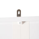 Freestanding Tall Bathroom Cabinet With Adjustable Shelves, Drawers, Soft Close Glass Doors