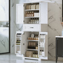 Bathroom Storage Cabinet With Multifunctional Storage Space, Drawer With Slide Rails, Adjustable Shelf