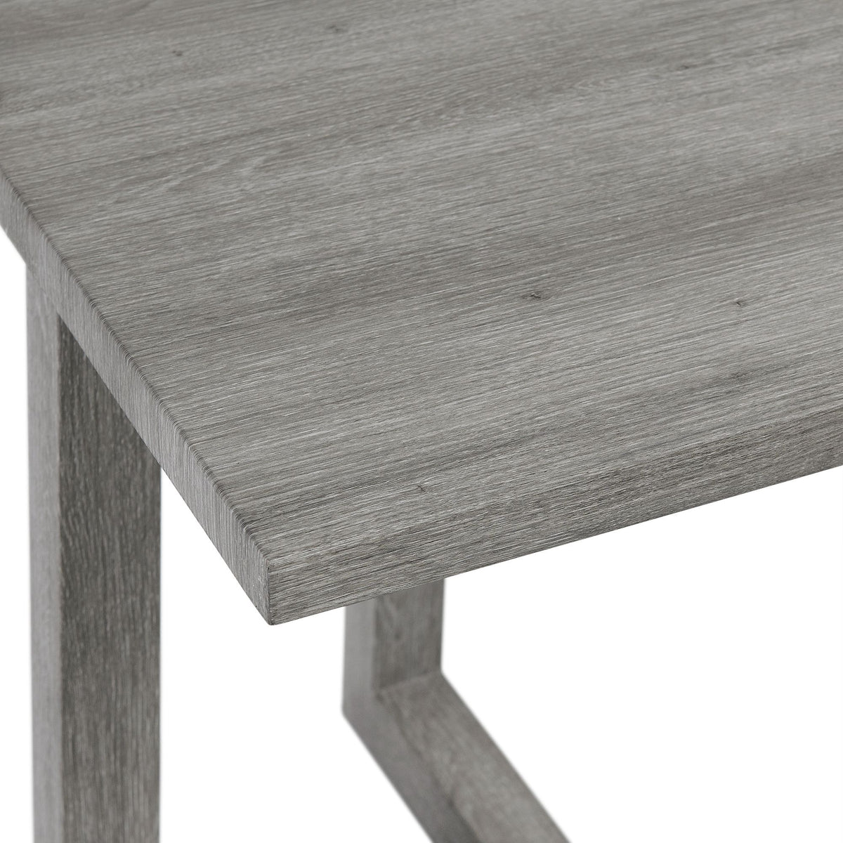 Uster 2 Piece Occasional Set (Coffee Table And End Table) in Light Gray by Elements International, view 17