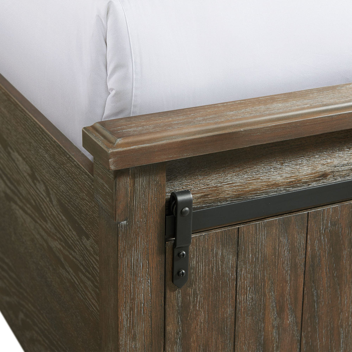 Scott Platform Storage Bed in Dark Brown by Elements International, view 25