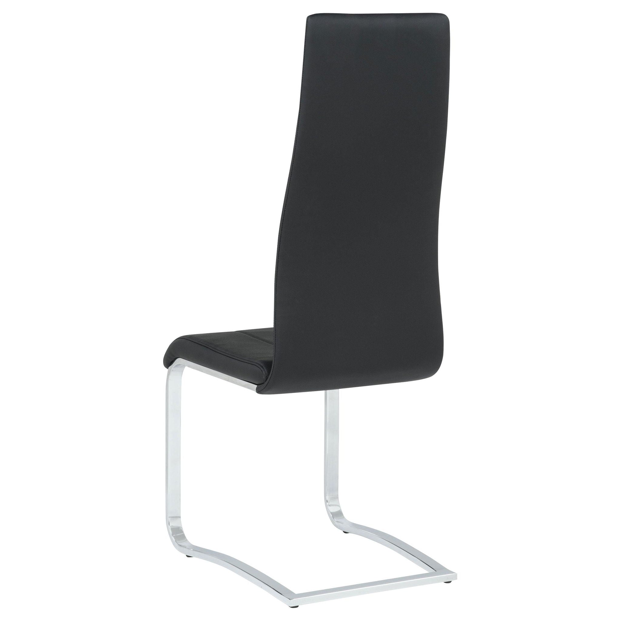 Montclair Upholstered Dining Side Chair Black (Set of 4) - Atlantic Fine Furniture Melbourne FL