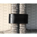 Modern Patio Rattan Sectional Set With Cushions