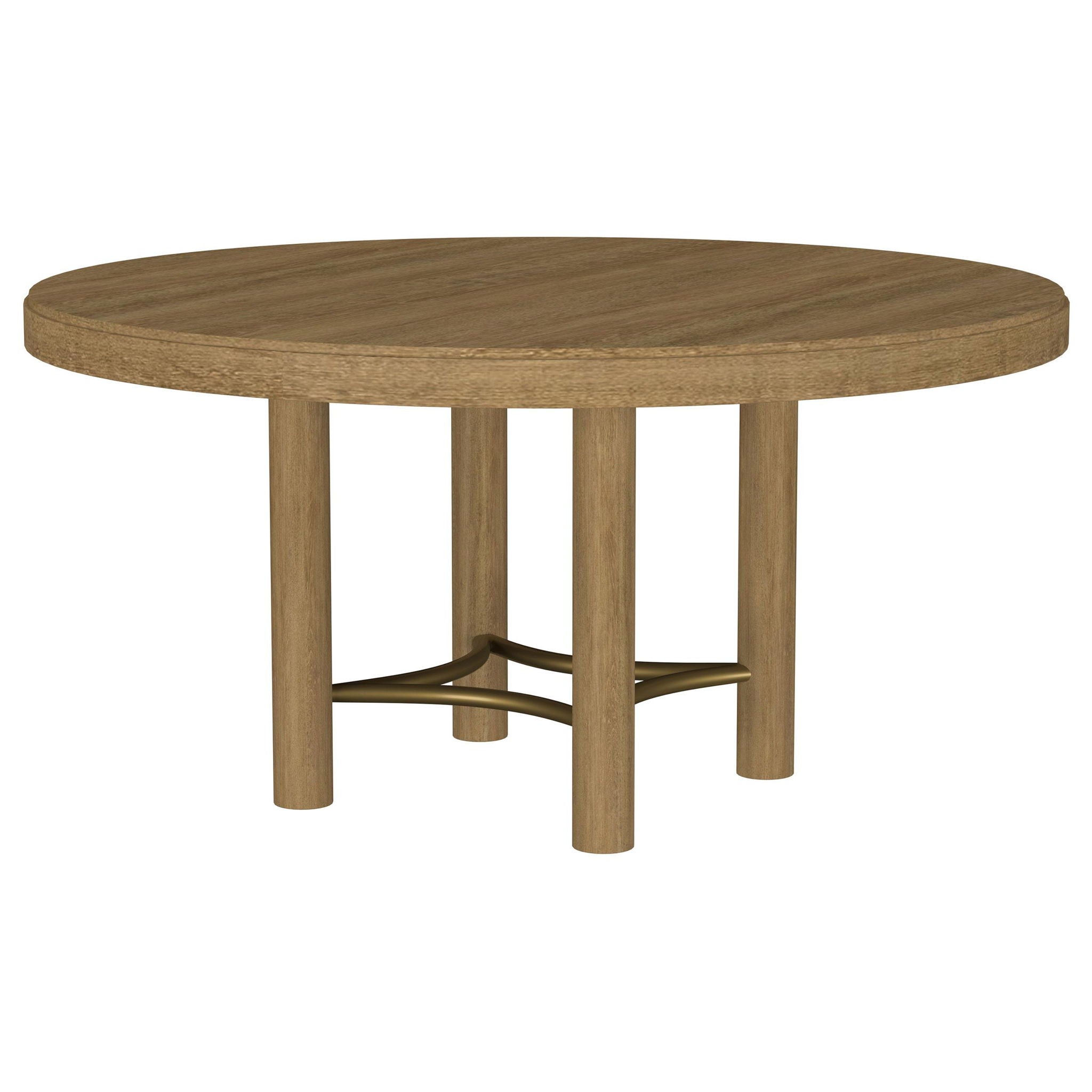 Arini 5-piece Round Dining Table Set Sand Wash and Black - Atlantic Fine Furniture Melbourne FL