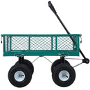 Heavy Duty Steel Garden Cart With Mesh Sides