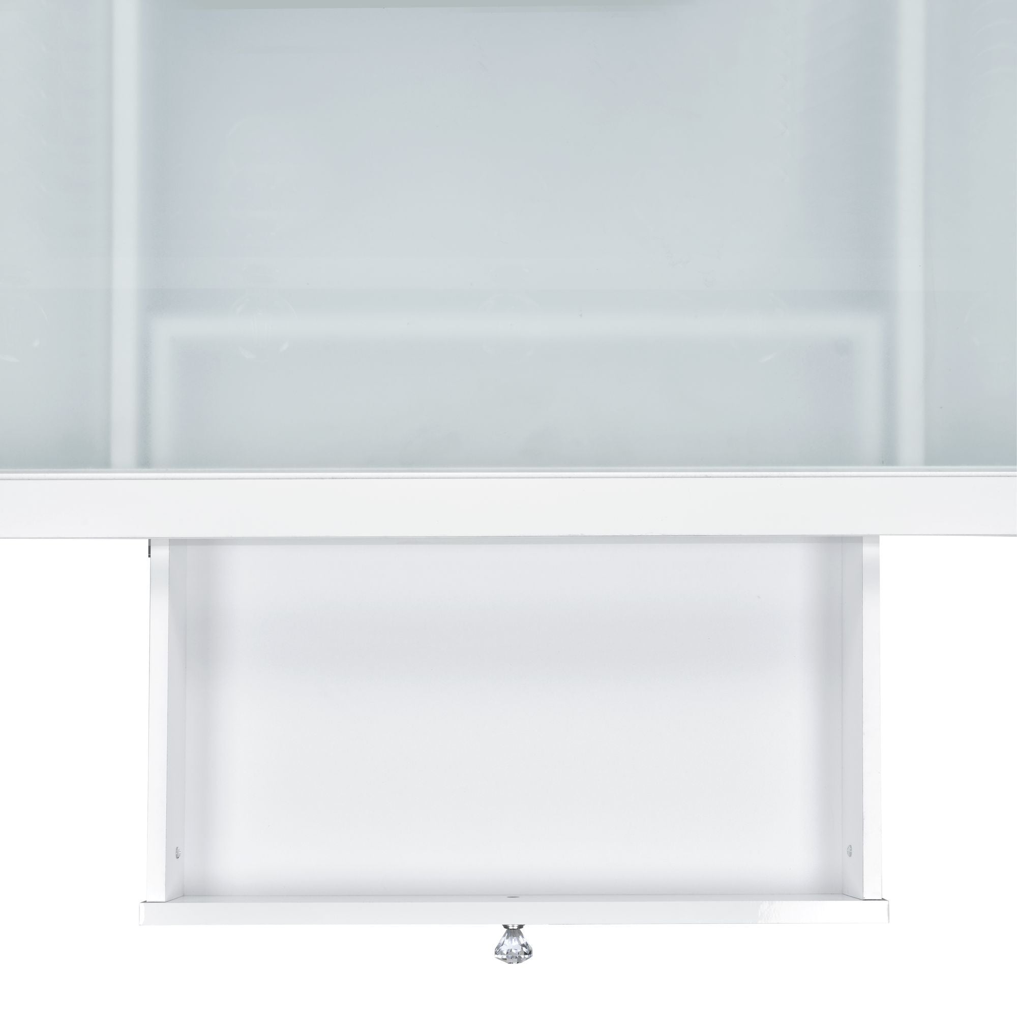 Ariana - Complete Vanity With Lightbulbs - Glossy White