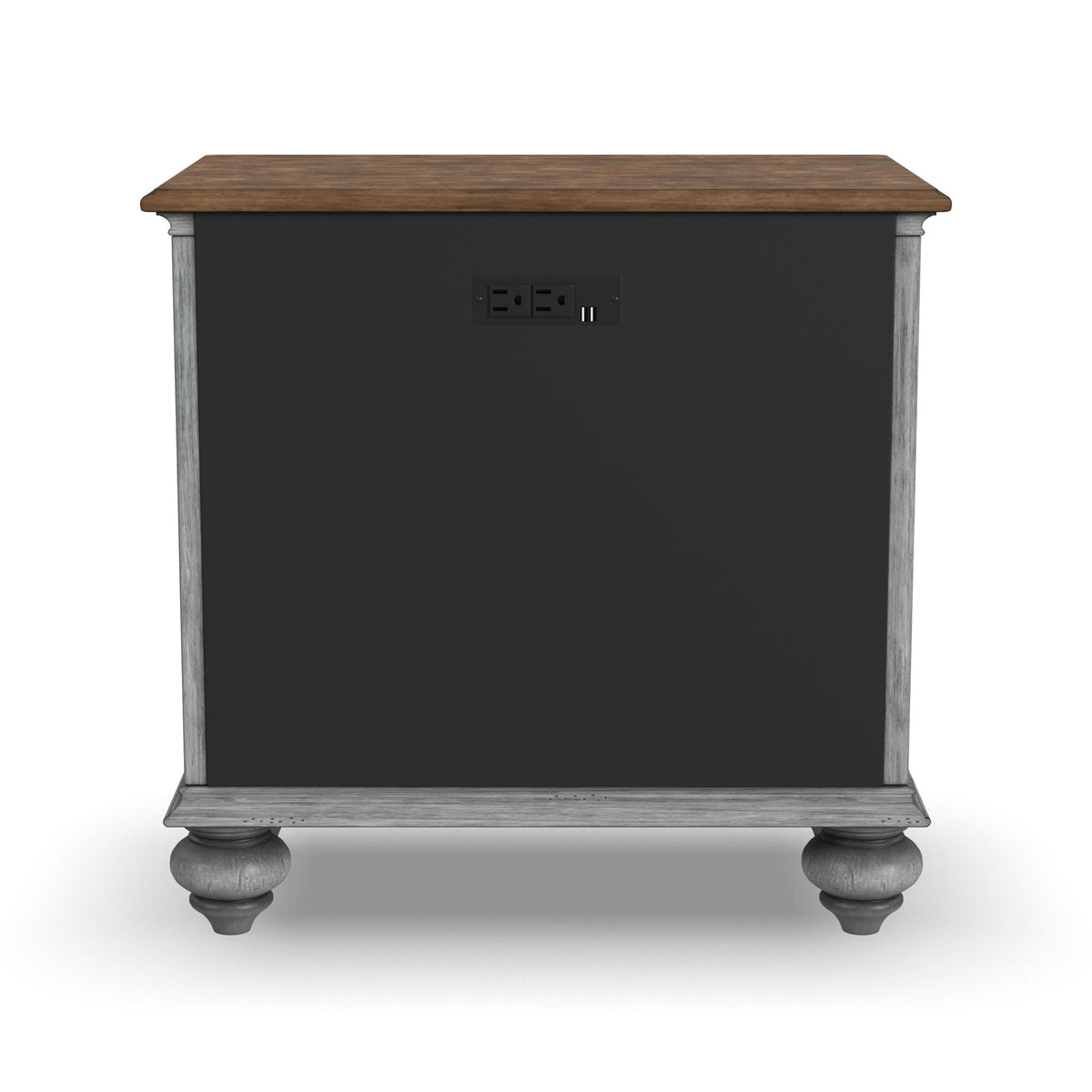 Plymouth - Nightstand - Gray