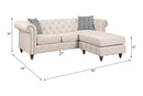 Waldina - Reversible Sectional Sofa