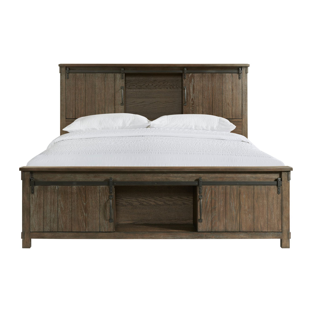 Scott Platform Storage Bed in Dark Brown by Elements International, view 26