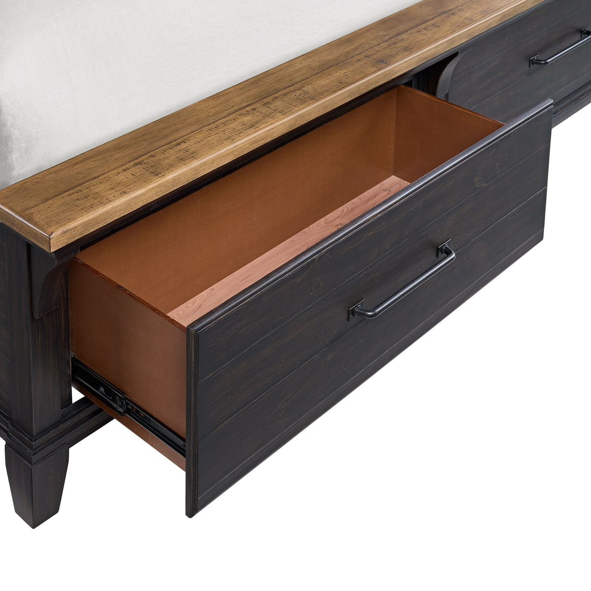 Montrose Storage Bed in Dark Brown by Elements International, view 10