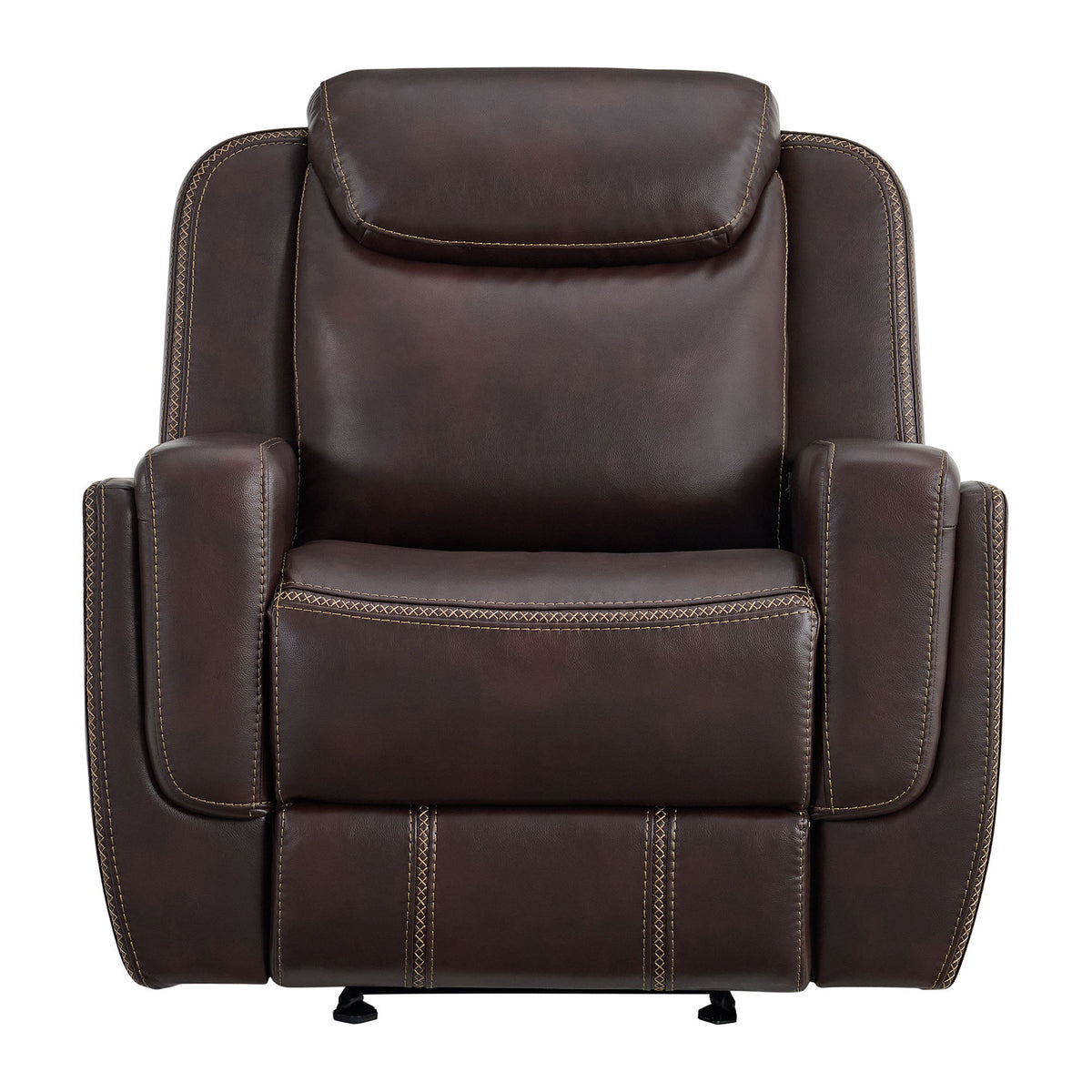 Panther Glider Motion Recliner in Neono Brown by Elements International, view 10