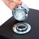 Heavy Duty Hydraulic Fluid Tank 10 Gal Steel Reservoir With Strainer, Gauge & Breather Cap For Tractors & Trucks - Black