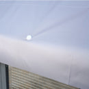 Spacious Wooden Cat Catio Outdoor Kitty House With Bridges And Roof Cover - Gray