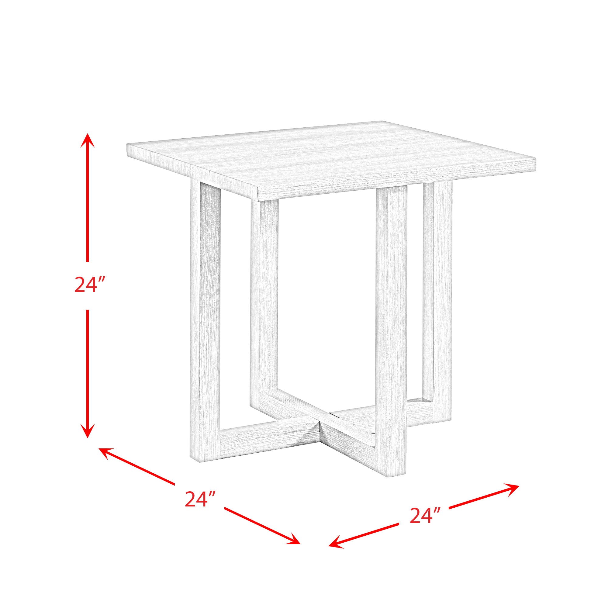 Uster - End Table - Gray