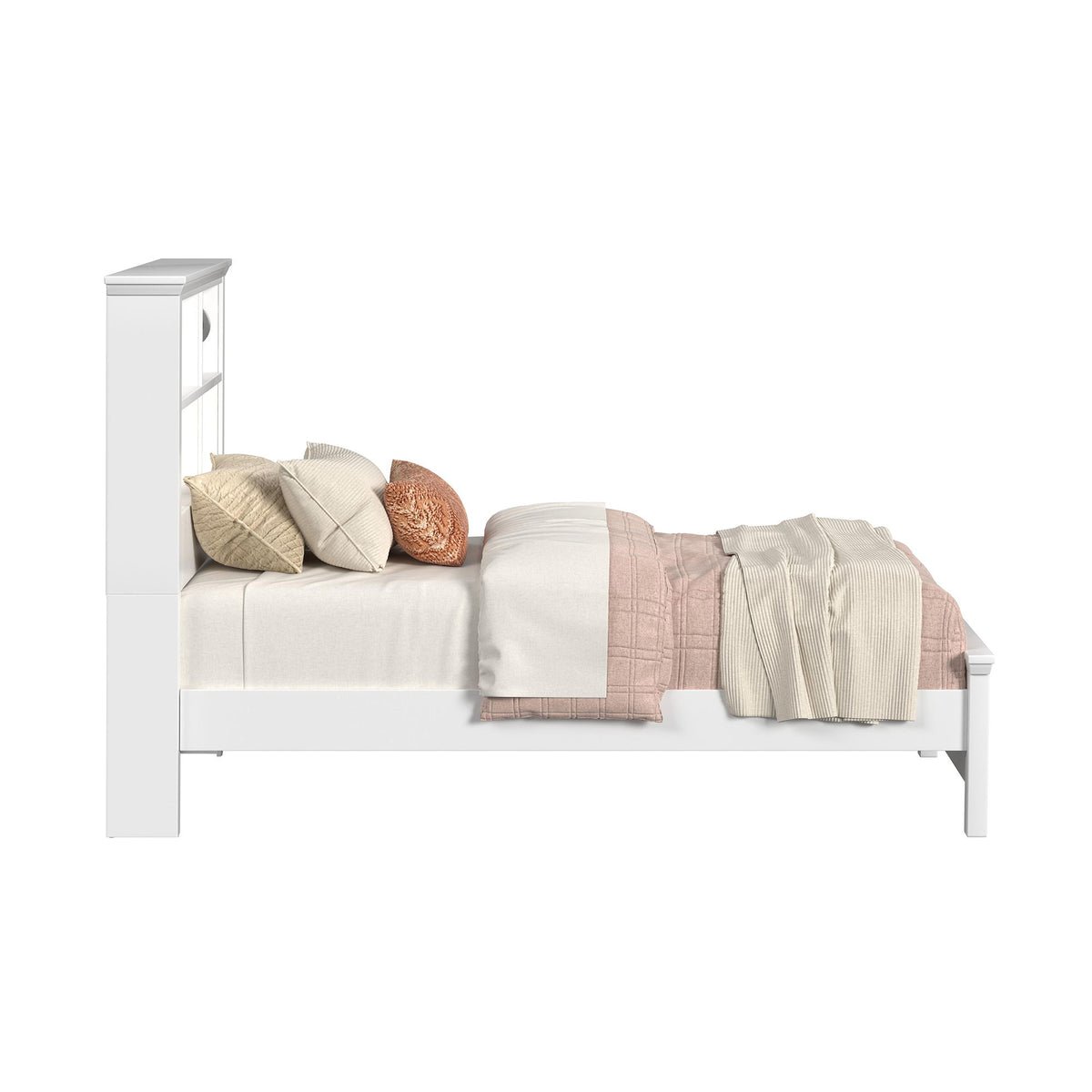 Hampton Kids Bookcase Bed in Black by Elements International, view 25