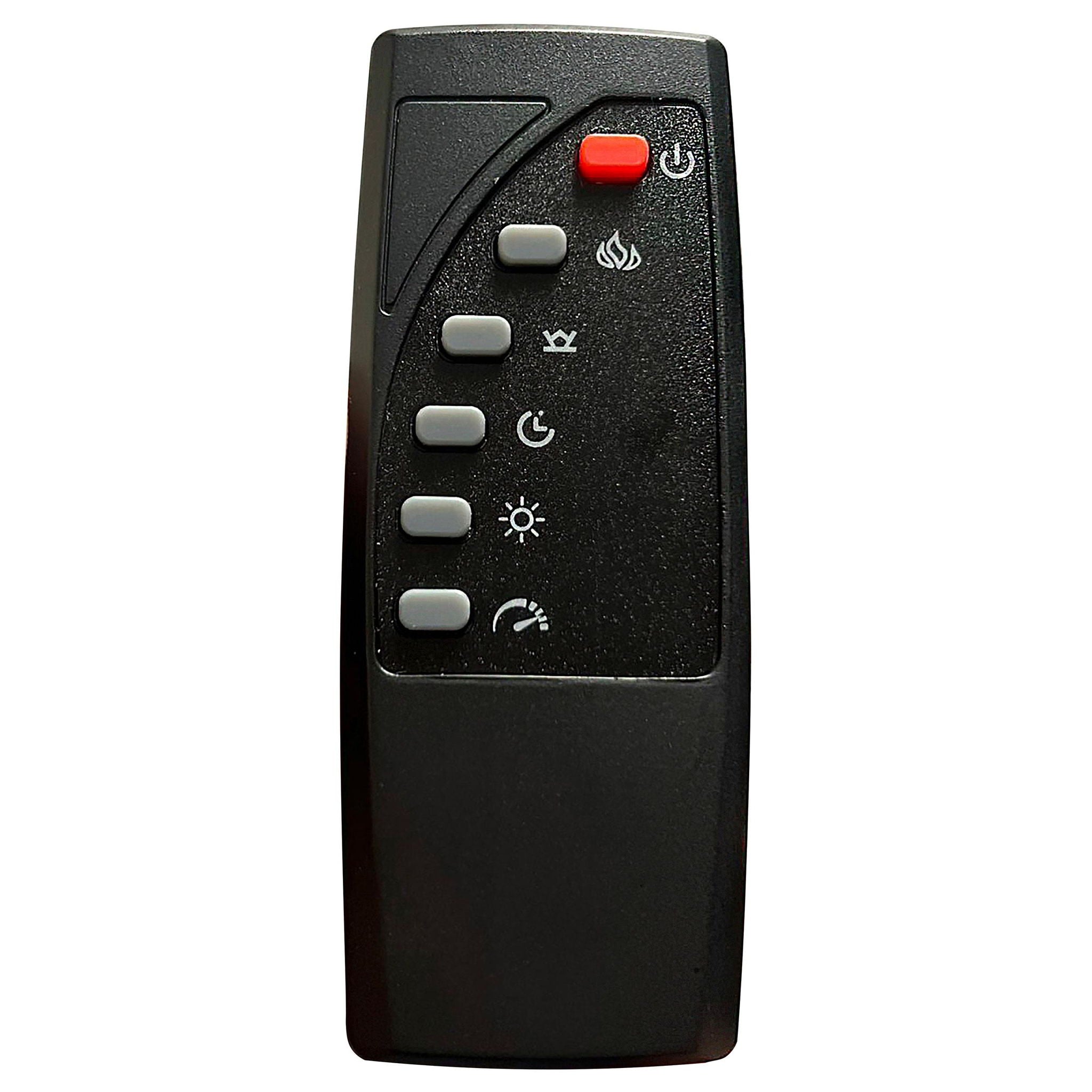 Tisdall Upholstered Queen Flame Visualizer Bed Grey