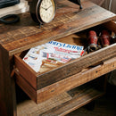 Renu - Nightstand With Drawer - Light Brown Multi