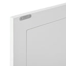 Furniture Style Cat Cabinet Cat Litter Box With Sisal Scratching Door - Cream White