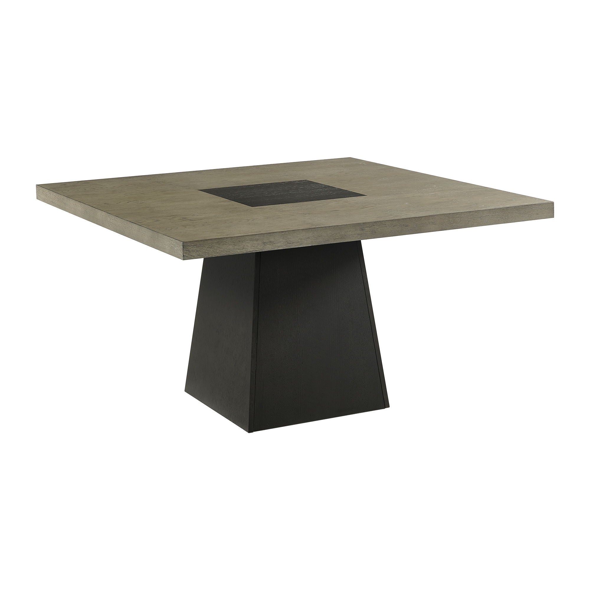 Jemma Square Dining Table in Gray / Dark Espresso by Elements International