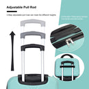 4 Piece Lightweight Suitcase, Makeup Box, Aircraft Wheels