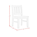 Travis Youth - 5 Piece Dining Set With Table And 4 Chairs - White