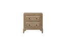 Queen Canopy Bedroom Set With A 2 Drawer Nightstand A Modern Dresser With Poster Mirror And A Door Chest - Sand
