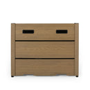 Rustic Style Outdoor Square Propane Fire Pit, 40,000 Btu