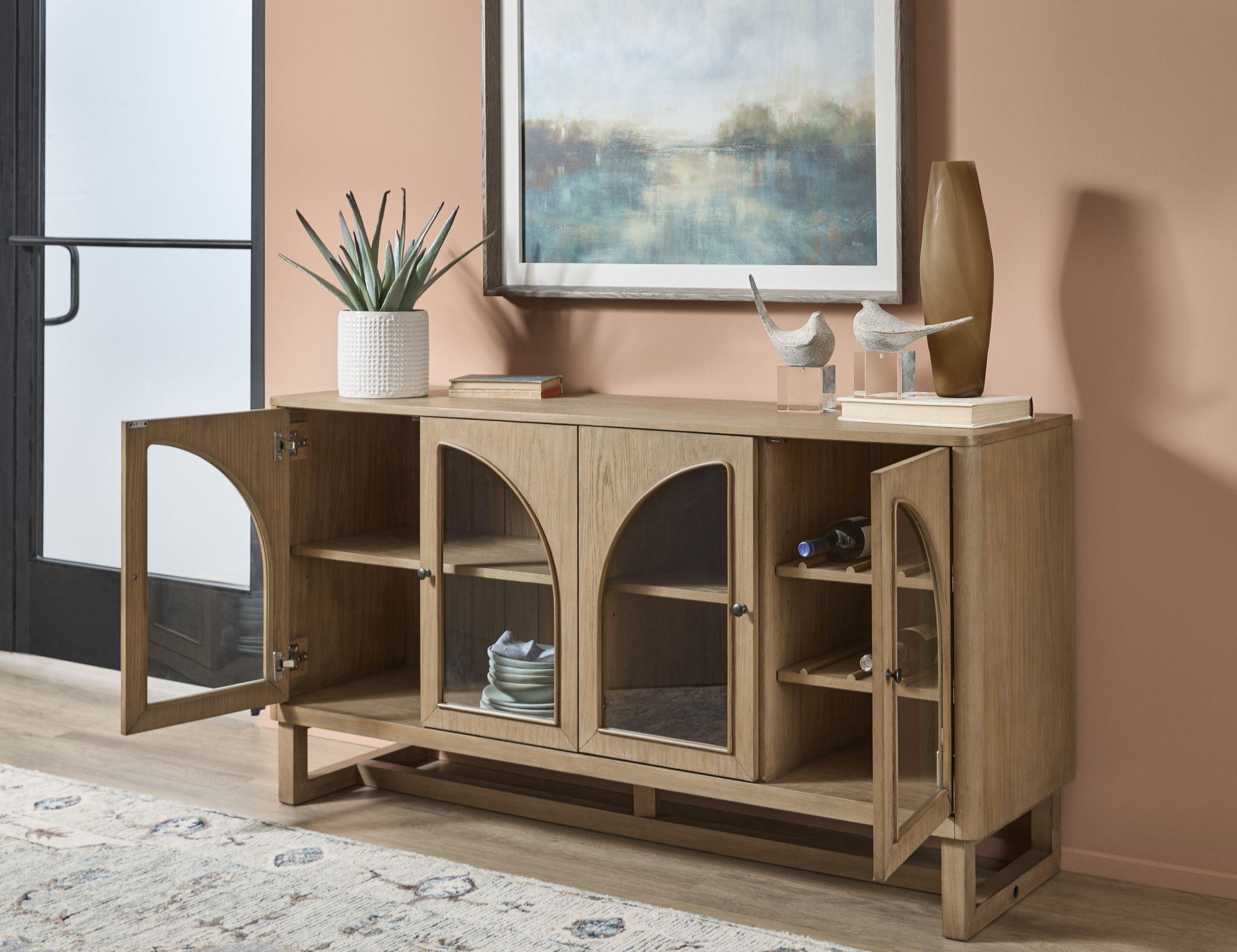 Normandy - Dining Buffet - Light Brown